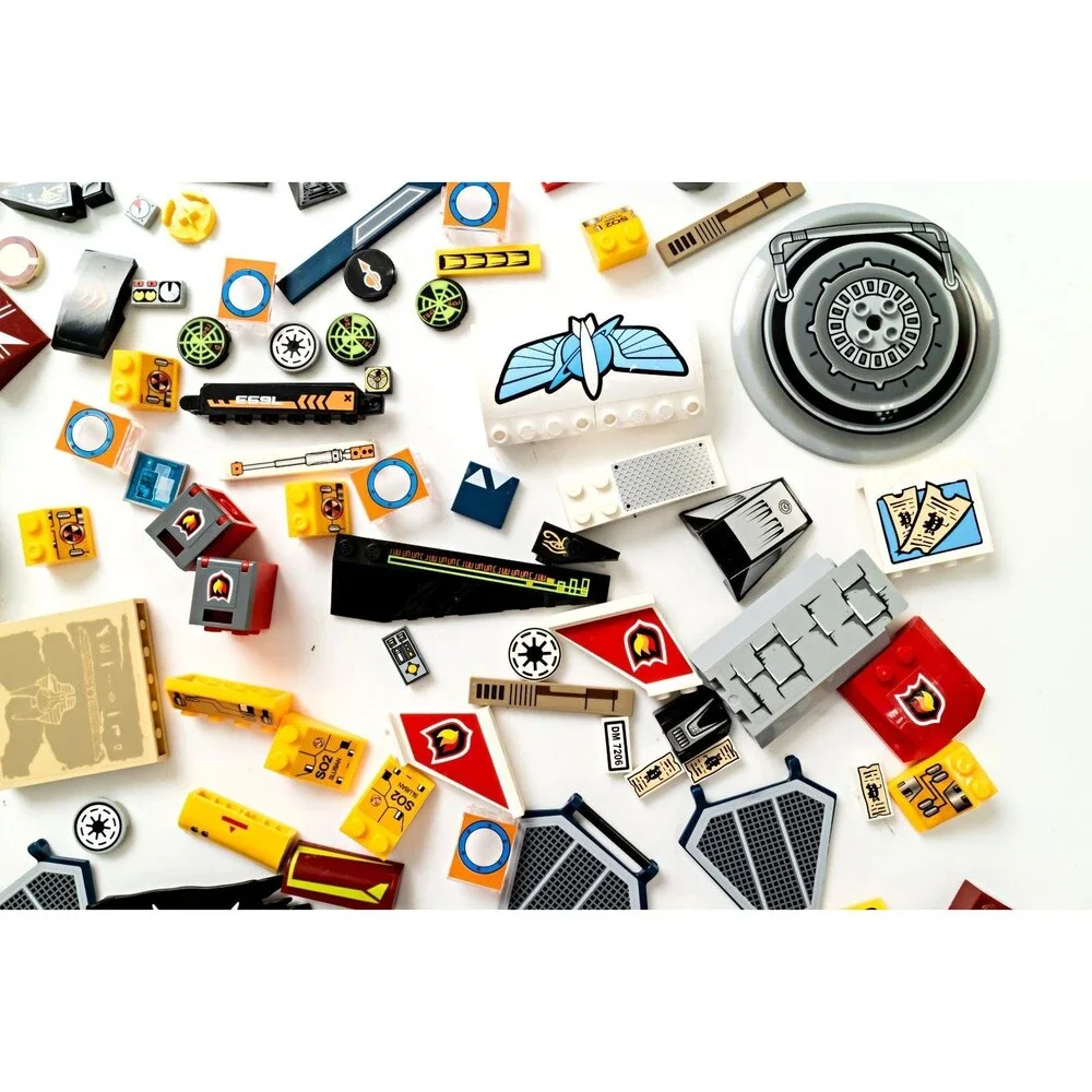 Lego Sticker And Printed Piece Lot - 7.2 ounces - Picture 4 of 7